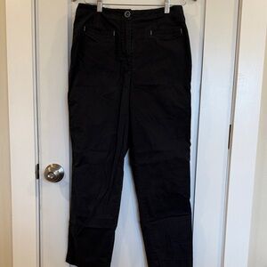 Anthropologie Maeve Black Straight Leg Women's Pants